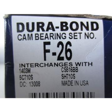 F-26 Cam Bearing Set Ford Car Truck Van SUV 351c 351m 400 V8 1970-82 SH710S 1403