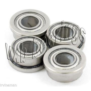 4 SLOT CAR Flanged Ceramic Ball Bearing 1/8&#034;x 1/4&#034;