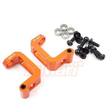 Yeah Racing Ball Bearing Aluminum C-Hub HPI RS4 Sport3 Orange RC Car #RSS3-003OR