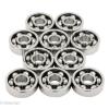 10 S681X Bearing 1.5x4x1.2 Stainless Steel Open Ball Bearings Rolling