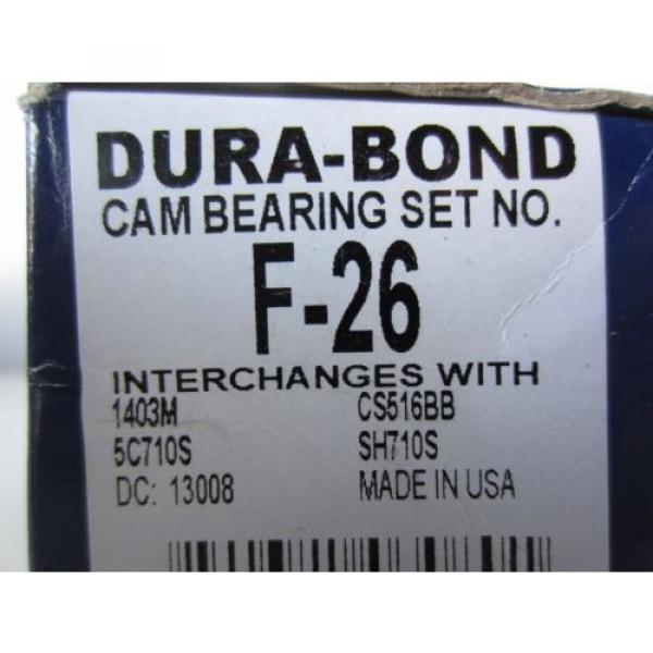 F-26 Cam Bearing Set Ford Car Truck Van SUV 351c 351m 400 V8 1970-82 SH710S 1403 #4 image