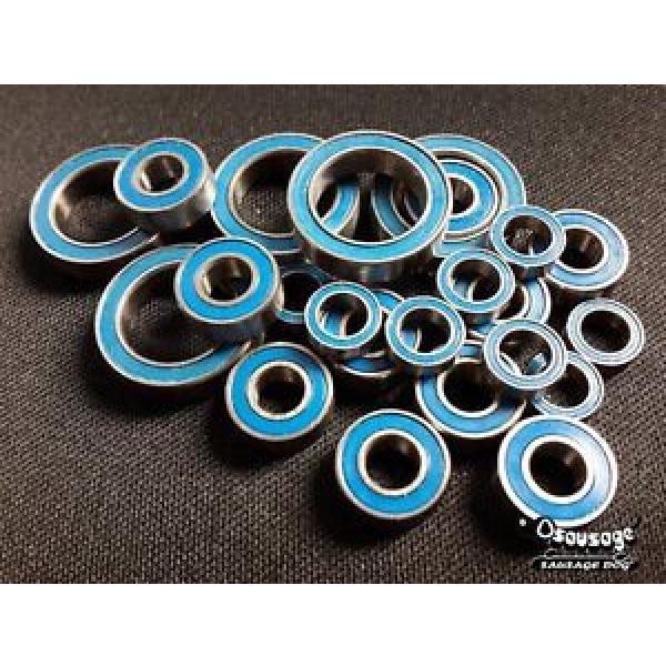 (Blue)Rubber Sealed Ball Bearing for Tamiya WILD DAGGER RC Car (20Pcs) SDA #5 image