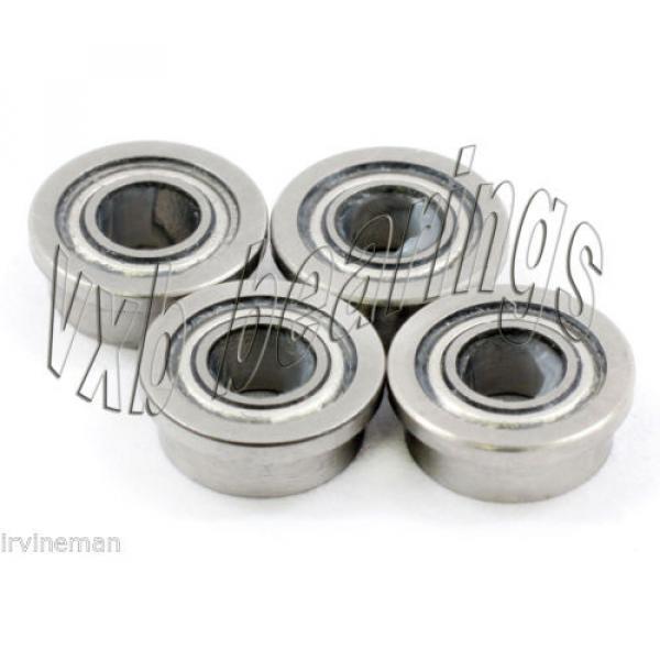 Pack 4 Slot Car Flanged Bearing .125&#034;x .250&#034;inch Hybrid Ceramic ABEC7 Quality P4 #2 image