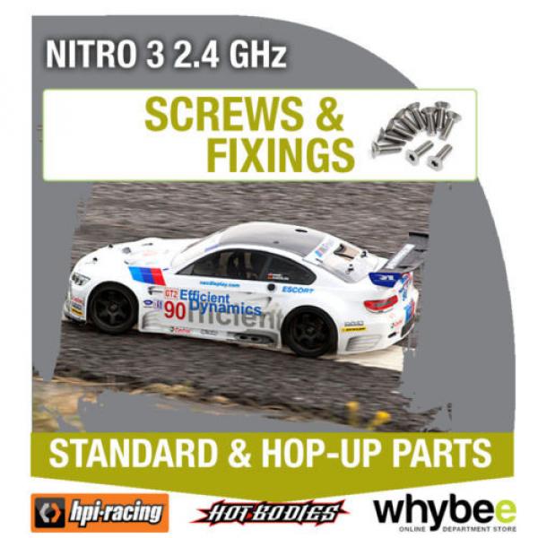 HPI NITRO 3 2.4 GHz [Screws &amp; Fixings] Genuine HPi Racing R/C Parts! #3 image